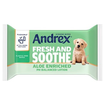 Andrex Fresh and Soothe 36 Hygiene Wipes