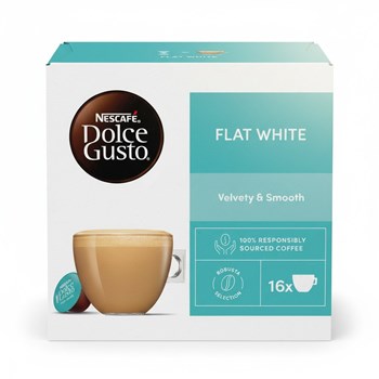 Dolce Gusto Flat White Coffee Pods 16 x 11.7g (187.2g)