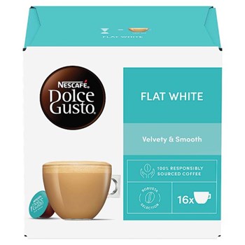 Dolce Gusto Flat White Coffee Pods 16 x 11.7g (187.2g)