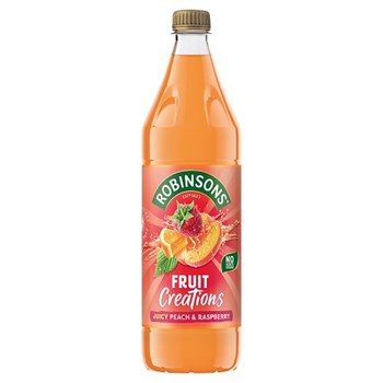 Robinsons Juicy Peach & Raspberry Fruit Creations 1L