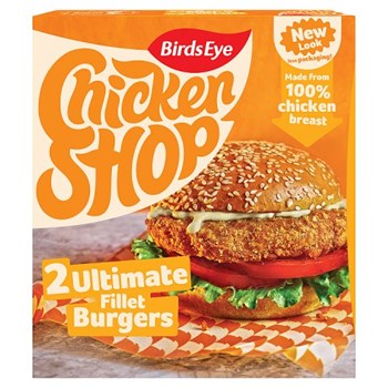 Birds Eye Chicken Shop Ultimate Fillet Burgers 227g