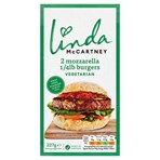 Linda McCartney 2 Mozzarella 1/4lb Burgers Vegetarian 227g