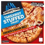 Chicago Town Takeaway Stuffed Crust Chicken & Bacon Melt Pizza 640g