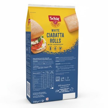 Schär Gluten-Free White Ciabatta Rolls 200g