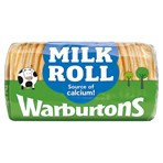 Warburtons Soft Round White Bread Milk Roll 400g