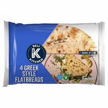 Deli Kitchen 4 Greek Style Flatbreads 320g