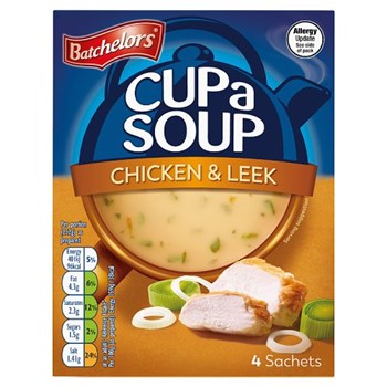 Batchelor's Cup a Soup Chicken & Leek 4 Sachets 86g