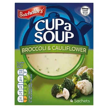 Batchelors Cup a Soup Broccoli & Cauliflower 4 Sachets 101g