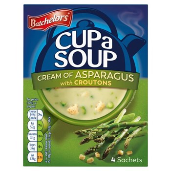 Batchelors Cup a Soup Cream of Asparagus with Croutons 4 Sachets 117g