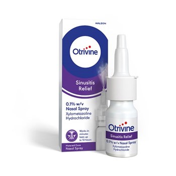 Otrivine Sinusitis Relief Nasal Spray Adult Measured Dose Congestion 10ml