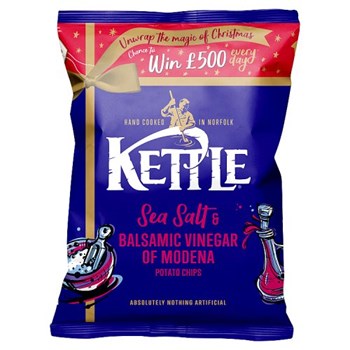 Kettle Sea Salt & Balsamic Vinegar of Modena Potato Chips 130g