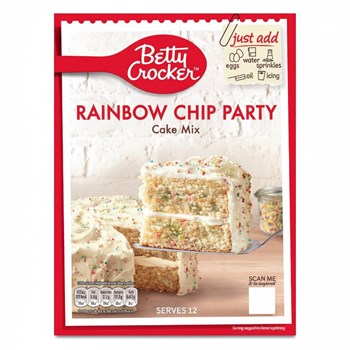 Betty Crocker Rainbow Chip Party Cake Mix 425g