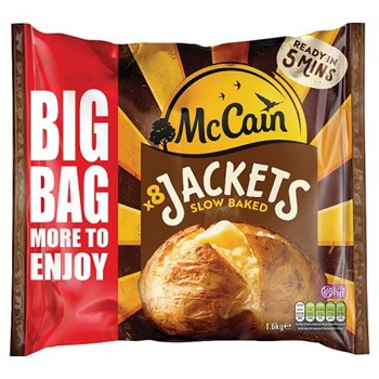 McCain 8 Slow Baked Jackets 1.6kg