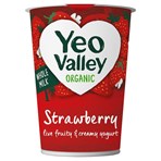 Yeo Valley Organic Strawberry Live Fruity & Creamy Yogurt 450g