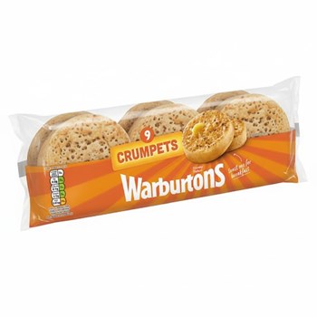 Warburtons 9 Crumpets