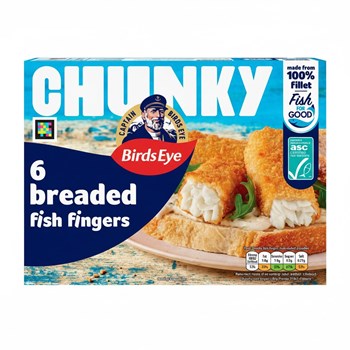 Birds Eye 6 Chunky Breaded Fish Fingers 360g