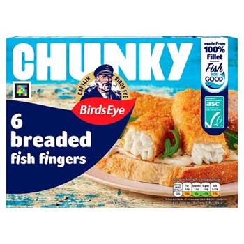 Birds Eye 6 Chunky Breaded Fish Fingers 360g