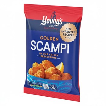 Young's Golden Scampi in Our Crispy Breadcrumb 220g