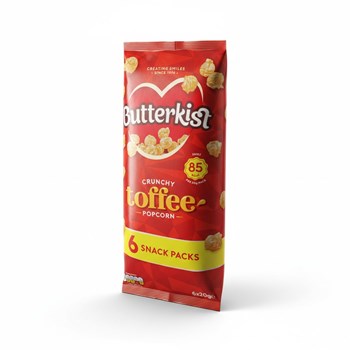 Butterkist Crunchy Toffee Popcorn 6 x 20g