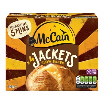 McCain 4 Slow Baked Jackets 800g