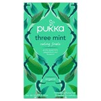 Pukka Organic Three Mint 20 Herbal Tea Sachets 32g