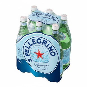 San Pellegrino Sparkling Natural Mineral Water 6x1L