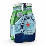 San Pellegrino Sparkling Natural Mineral Water 4 x 0.5L