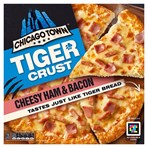 Chicago Town Tiger Crust Cheesy Ham & Bacon Pizza 315g