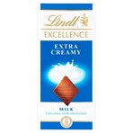 Lindt Excellence Milk Extra Creamy Chocolate Bar 100g