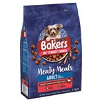 BAKERS Meaty Meals Adult Beef Dry Dog Food 2.7kg