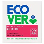 Ecover All-in-One Dishwasher Tablets Lemon & Mandarin 22 Tablets 44g