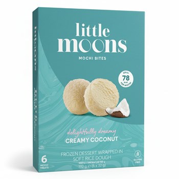 Little Moons Creamy Coconut Mochi Ice Cream 6 x 32g (192g)