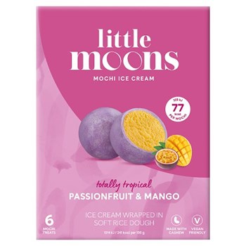 Little Moons Passionfruit & Mango Mochi Ice Cream 6 x 32g (192g)