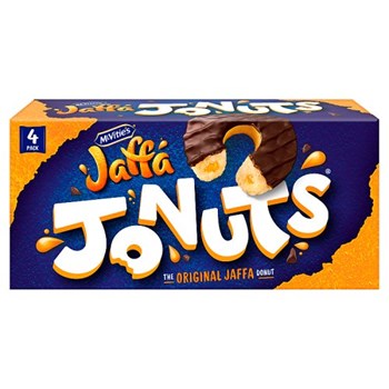 McVitie's Jaffa Cakes Original Jaffa Jonuts Biscuits 4 Pack