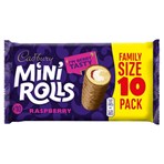 Cadbury Raspberry Mini Rolls Cakes x10