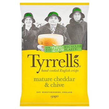 Tyrrells Mature Cheddar & Chive 150g 