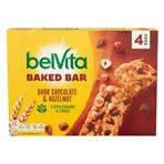 Belvita Baked Bar Dark Chocolate & Hazelnut 4 x 40g (160g)