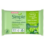 Simple Kind to Skin Cleansing Wipes Bio-degradable 25 wipes 