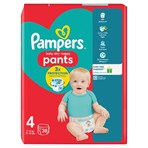 Pampers Baby-Dry Nappy Pants Size 4, 38 Nappies, 9kg-15kg, Essential Pack