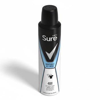 Sure Men Anti-Perspirant Aerosol Invisible Ice Fresh 250 ml 