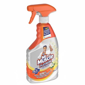 Mr Muscle Platinum Antibacterial Kitchen Cleaning Spray Citrus 750ml 

