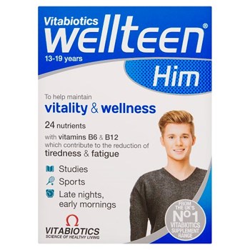 WellTeen Him 13-19 Years 30 Tablets