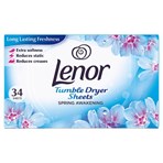 Lenor Fabric Tumble Dryer Sheets, 34 Sheets, Spring Awakening