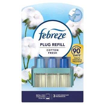 Febreze 3Volution Air Freshener Plug In Refill Cotton Fresh 20ML