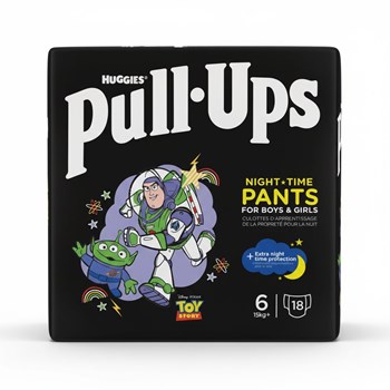 Huggies® Pull-Ups 18 Night Time Pants for Boys & Girls 6 15kg+