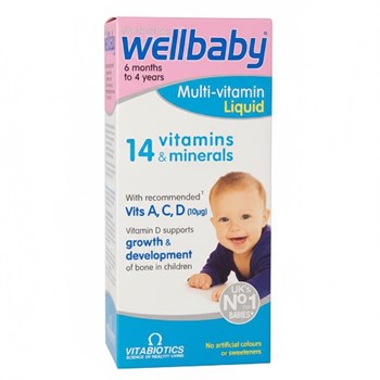 Wellbaby Multi-Vitamin Liquid 6 Months to 4 Years 150ml