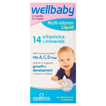 Wellbaby Multi-Vitamin Liquid 6 Months to 4 Years 150ml