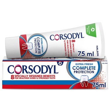 Corsodyl Complete Protection Gum Care Toothpaste Extra Fresh 75ml