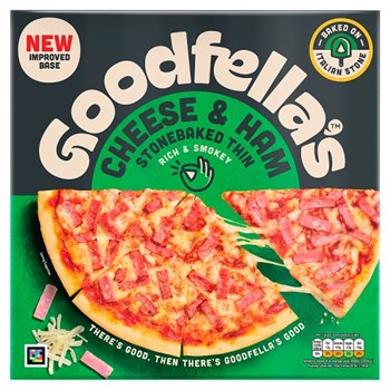 Goodfella's Cheese & Ham Stonebaked Thin 351g