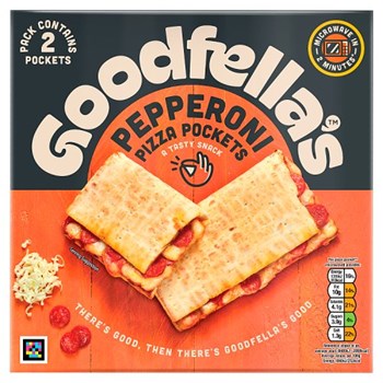 Goodfella's 2 Pepperoni Pizza Pockets 250g